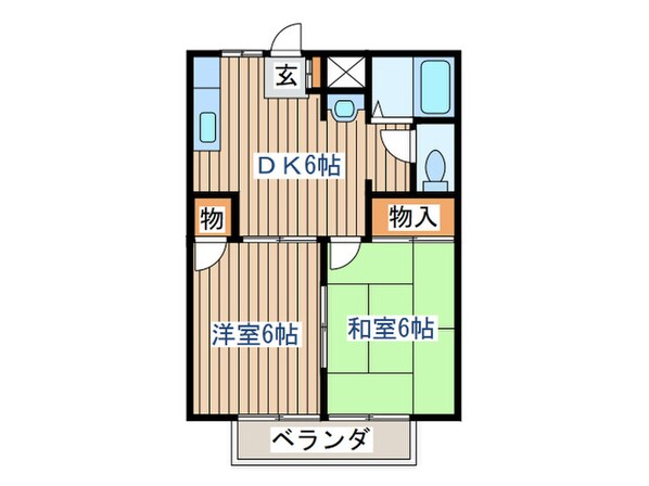 コ－ポ上ノ台の物件間取画像